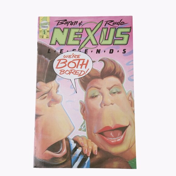 First Comics Nexus Legends #5 Comic Book Collector Bagged Boarded - Picture 1 of 2